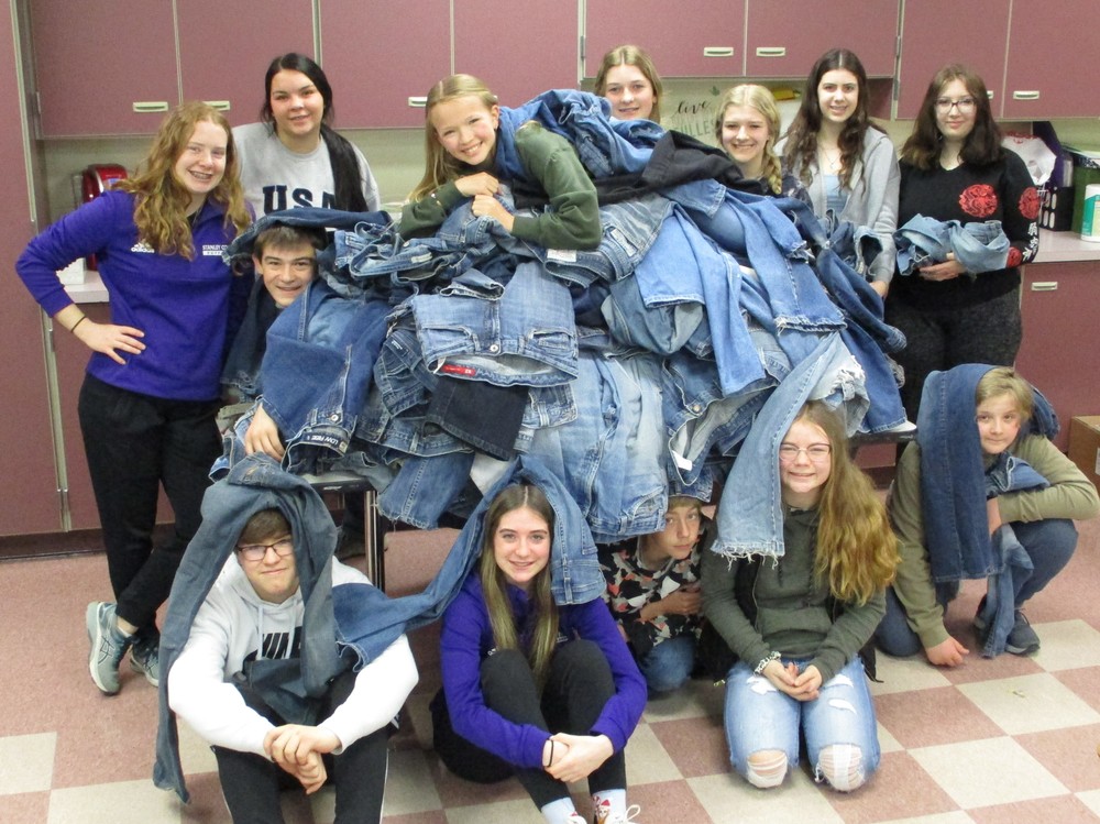 Student Council Jeans Collection Drive Stanley County 571 Public Schools