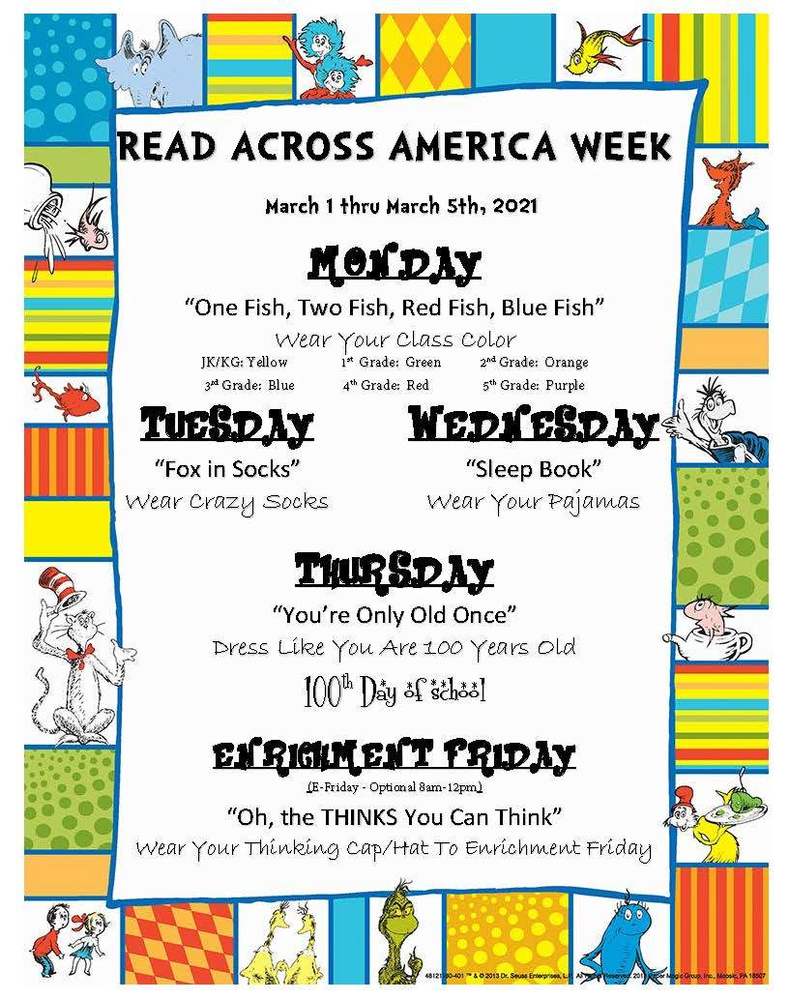 Dr. Seuss/Read Across America Week